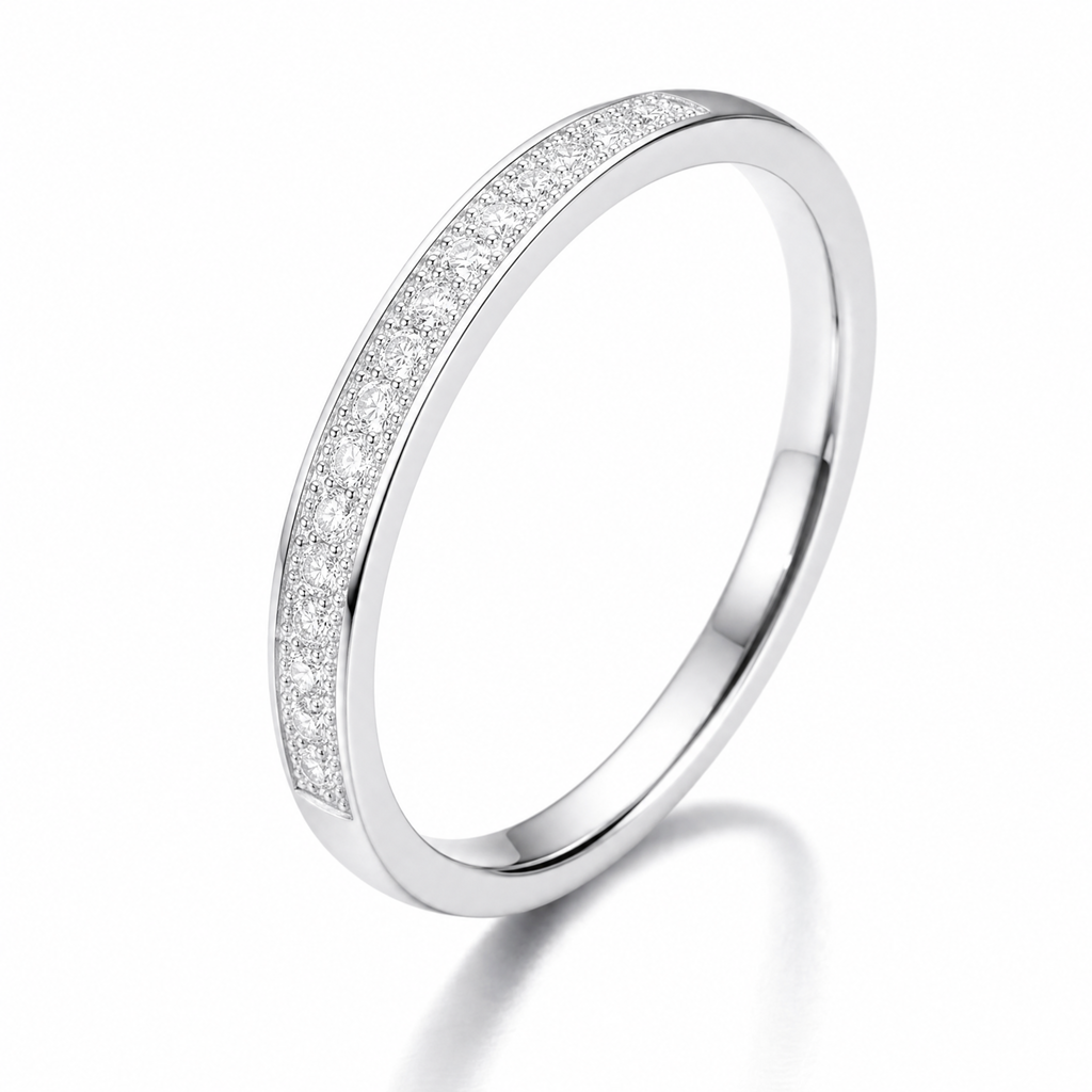 Anillo Orla Plata 925 - foto de estudio