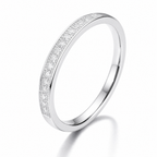 Anillo Orla Plata 925 - foto de estudio