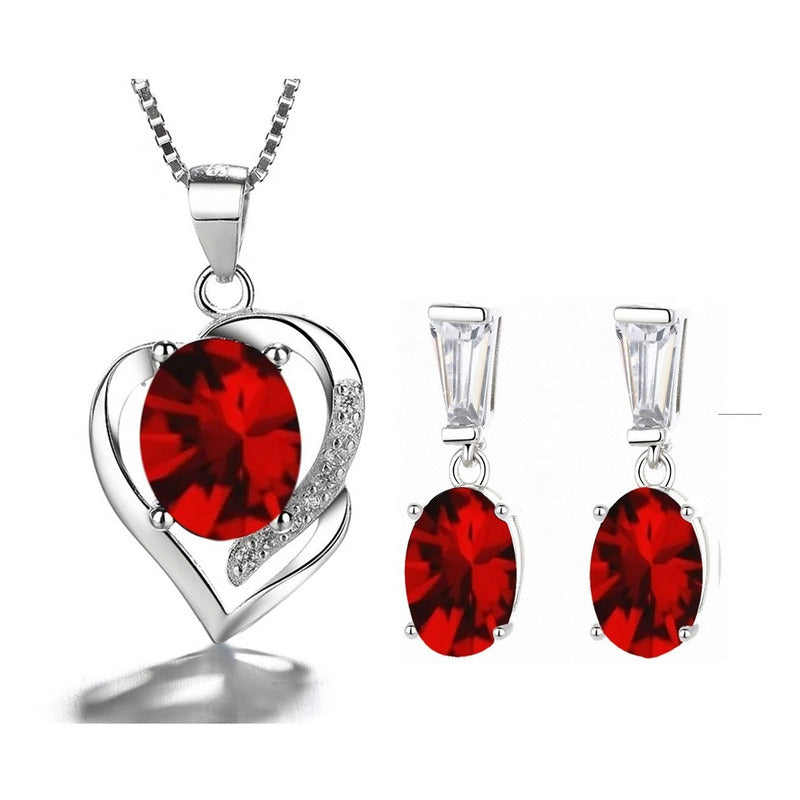 Conjunto Aster Plata 925