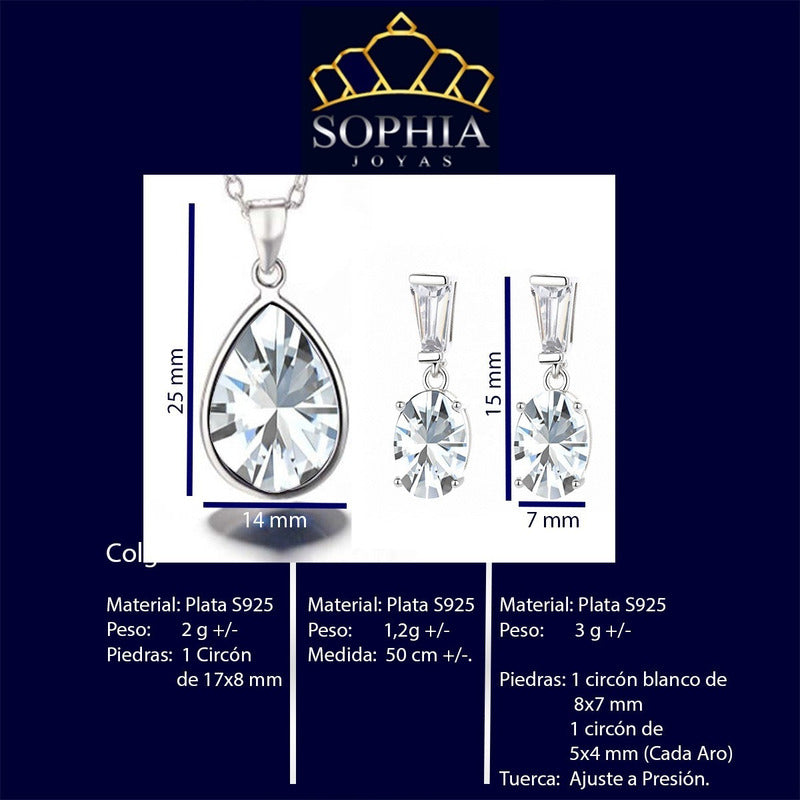 Conjunto Syrel Plata 925