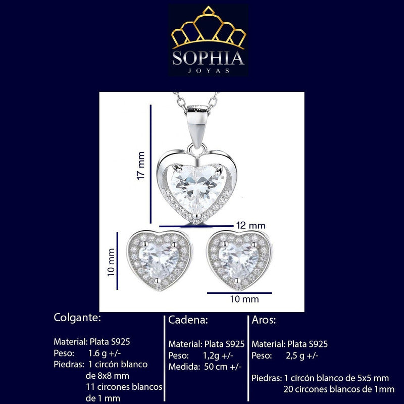 Conjunto Elvorys Plata 925