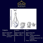 Conjunto Seraph Plata 925