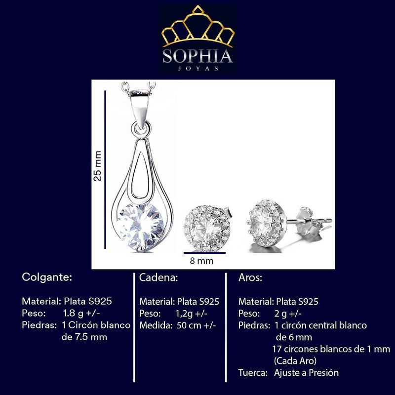 Conjunto Seraph Plata 925