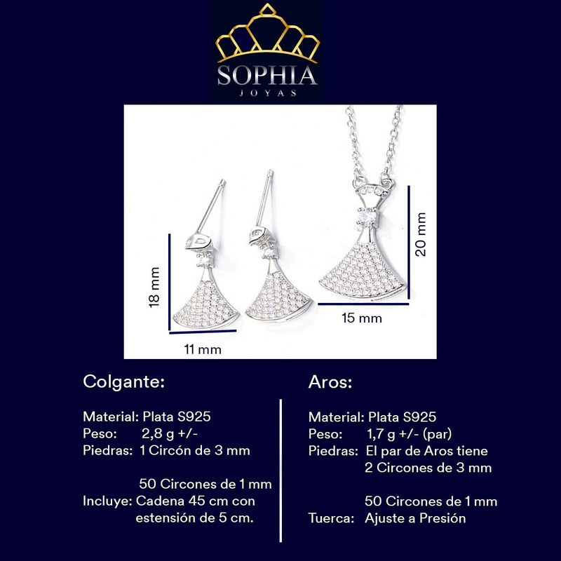 Conjunto Oryndis Plata 925