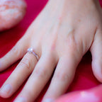 Joya Anillo Plata 925 Solitario Elegante Circón Compromiso
