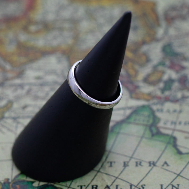 Par De Argollas   Plata 925