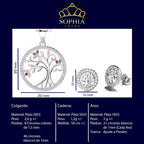 Conjunto Saphirae Plata 925