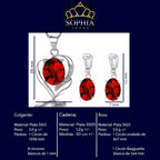 Conjunto Aster Plata 925