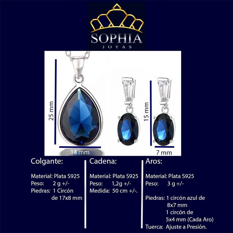 Conjunto Syrel Plata 925