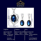 Conjunto Aster Plata 925