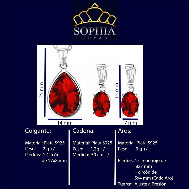 Conjunto Syrel Plata 925