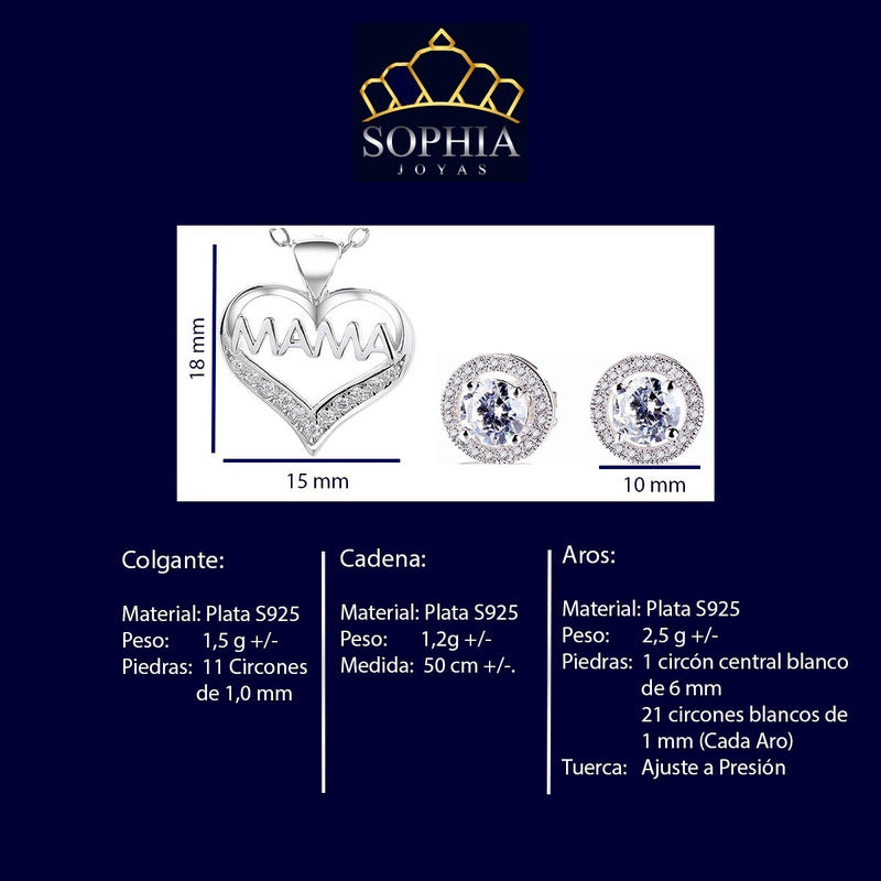 Conjunto Neyrel Plata 925