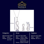 Conjunto Serel Plata 925