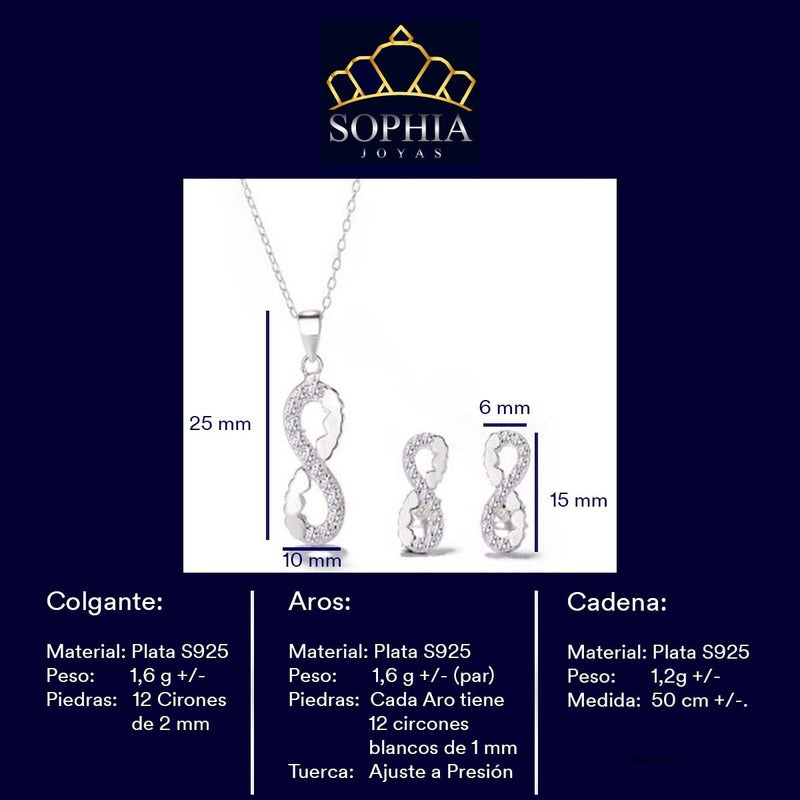 Conjunto Serel Plata 925