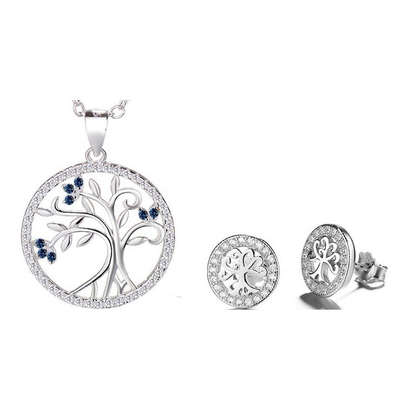 Conjunto Saphirae Plata 925