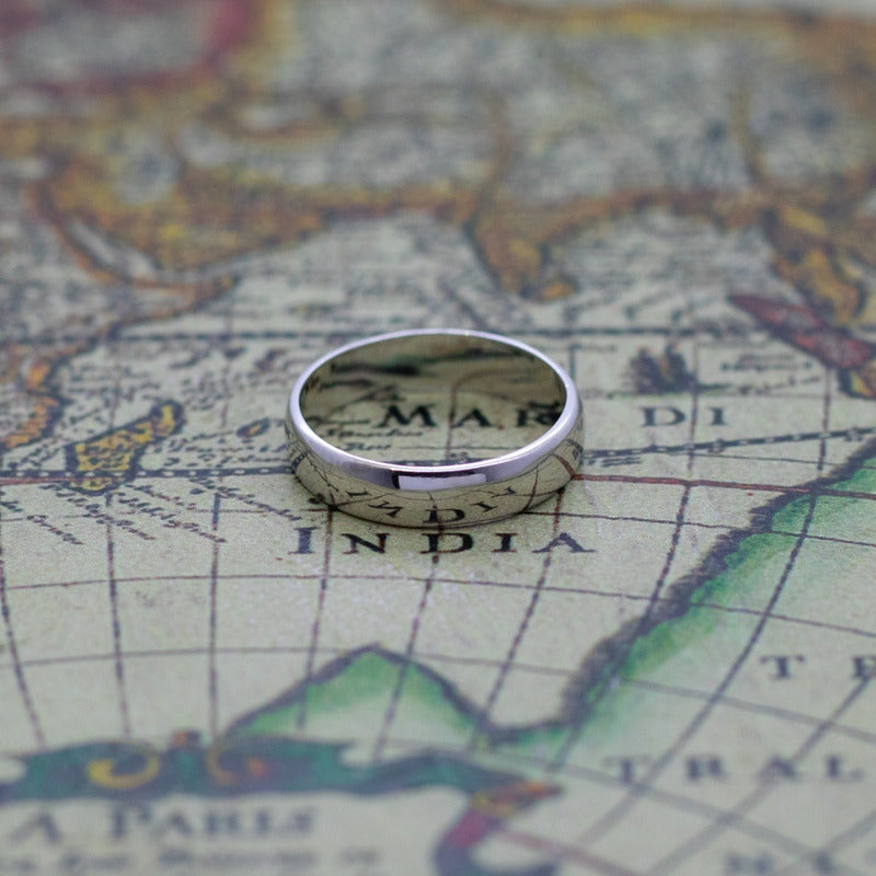 Par De Argollas Lisas Plata 925 Matrimonio Compromiso 5mm