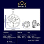 Conjunto Saphirae Plata 925