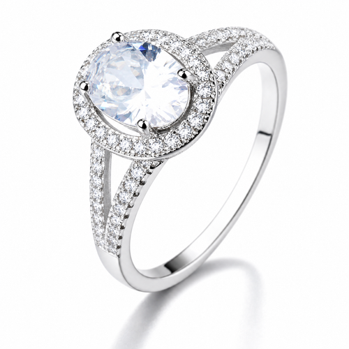 Anillo Alba Plata 925 - foto de estudio