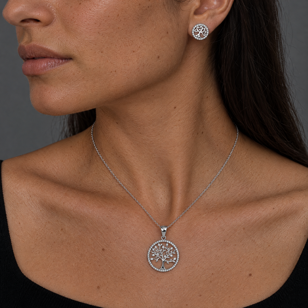 Conjunto Saphirae blanco puesto