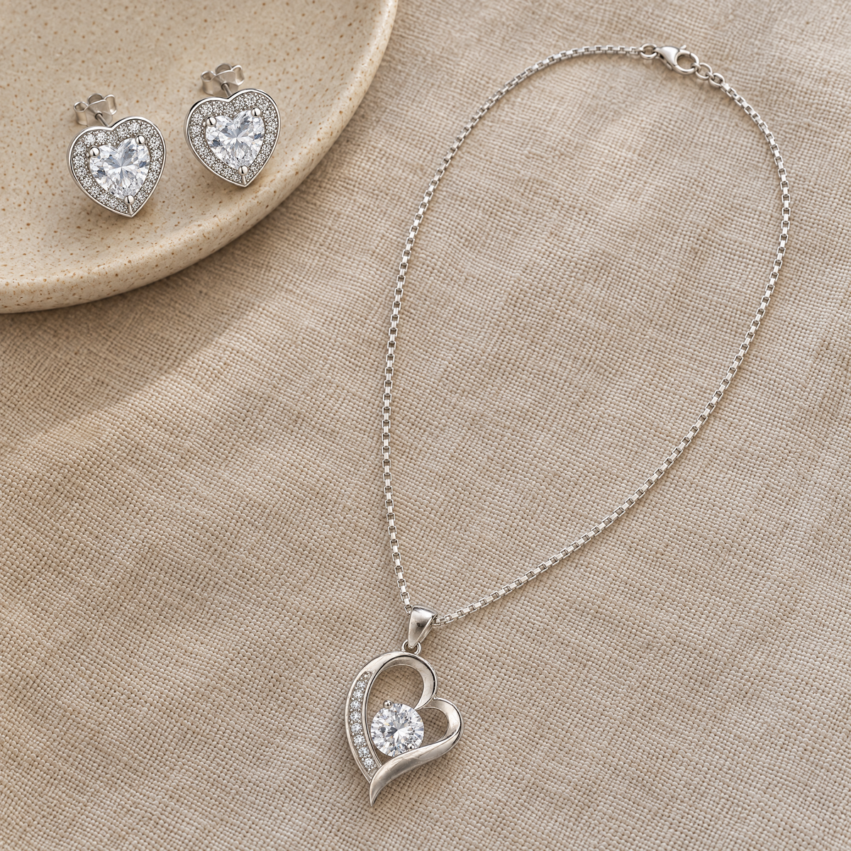 Conjunto Sora sobre lino